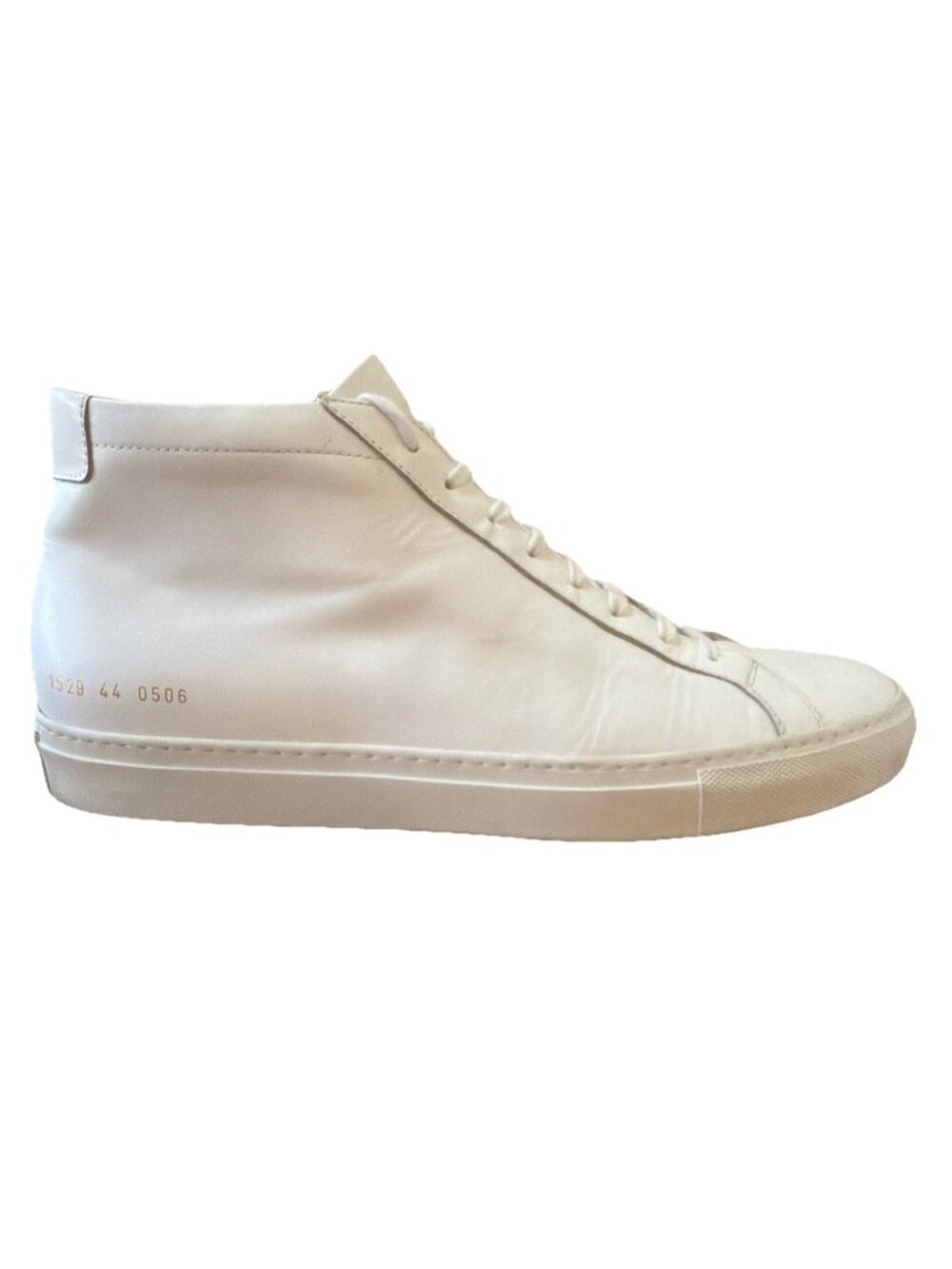 Common Projects Original Achilles Sneaker for Men - Sz 44/11 White Hi Top